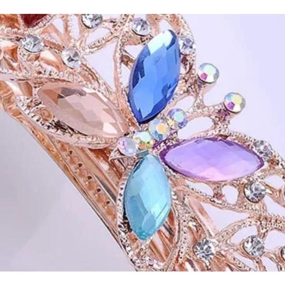 Rhinestone Butterfly Hair Clip In Multicolor - Picture 3 of 5